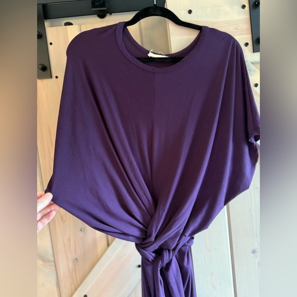 Bluheaven Chic Purple Midi Dress - Picture 7 of 7
